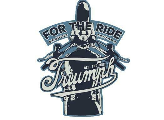 TRIUMPH MOTORCYCLE FOR THE RIDE PATCH - MPAS19319